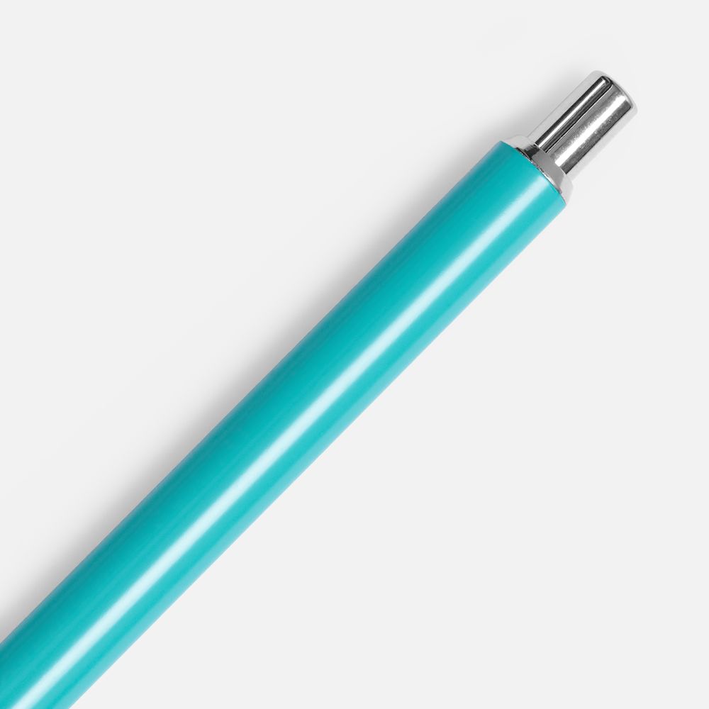 Ручка шариковая Slim Beam, бирюзовая
