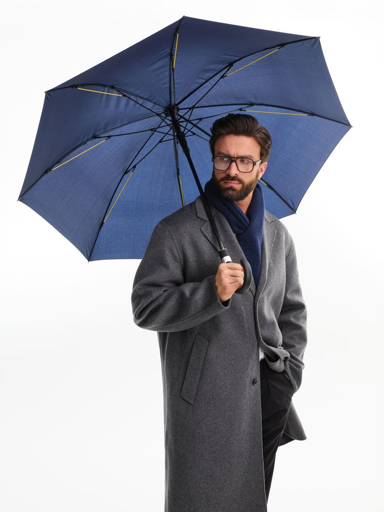 Зонт-трость Rainzee, темно-синий