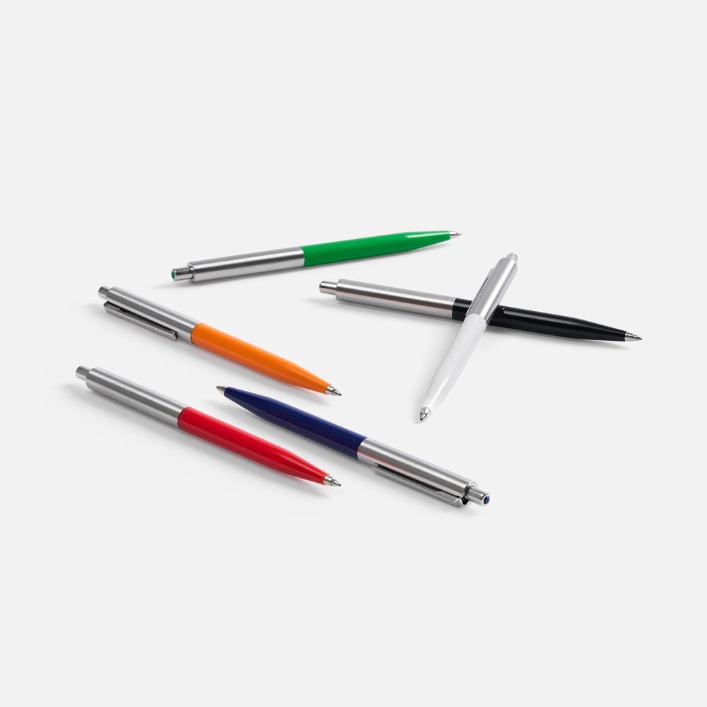 Ручка шариковая Senator Point Metal, ver.2, оранжевая