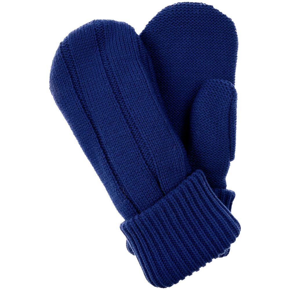 Варежки Knit Beat, темно-синие