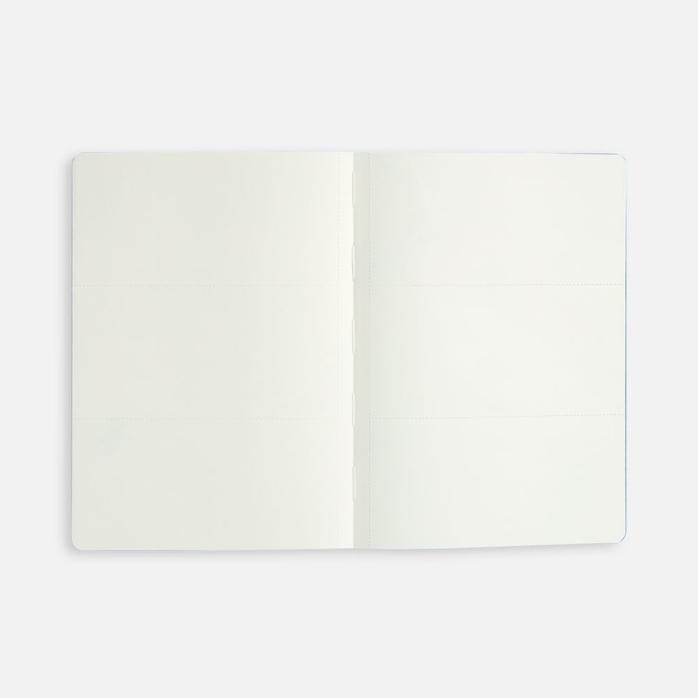 Ежедневник Doppio, недатированный, черный с красным